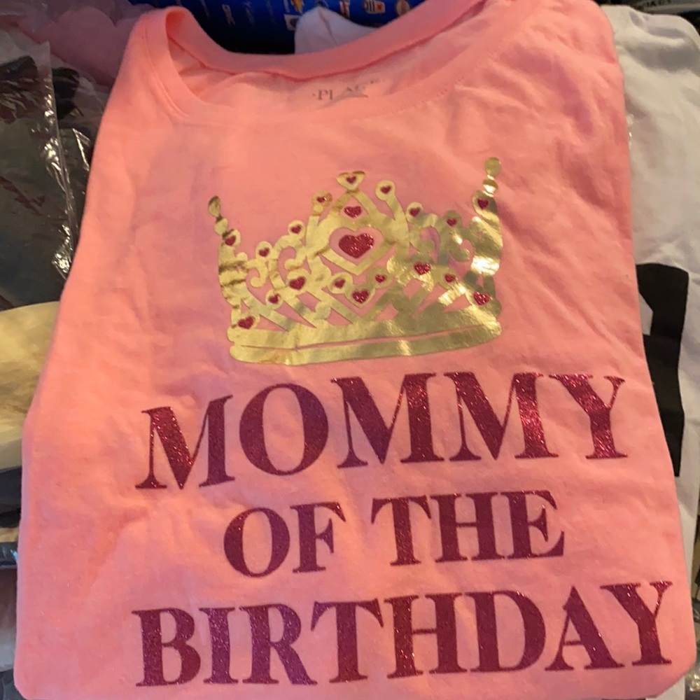 MOMMY OF THE BIRTHDAY PRINCESS T-SHIRT
